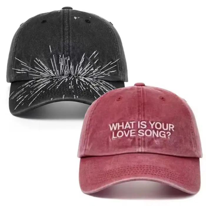 Casquette de baseball brodée Kpop « What Is Your Love Song »