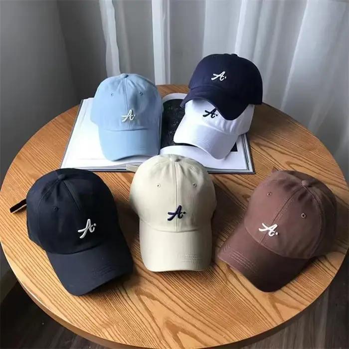Mode Hip Hop filles femme coton broderie Snapback chapeau lettre une casquette de Baseball Style coréen
