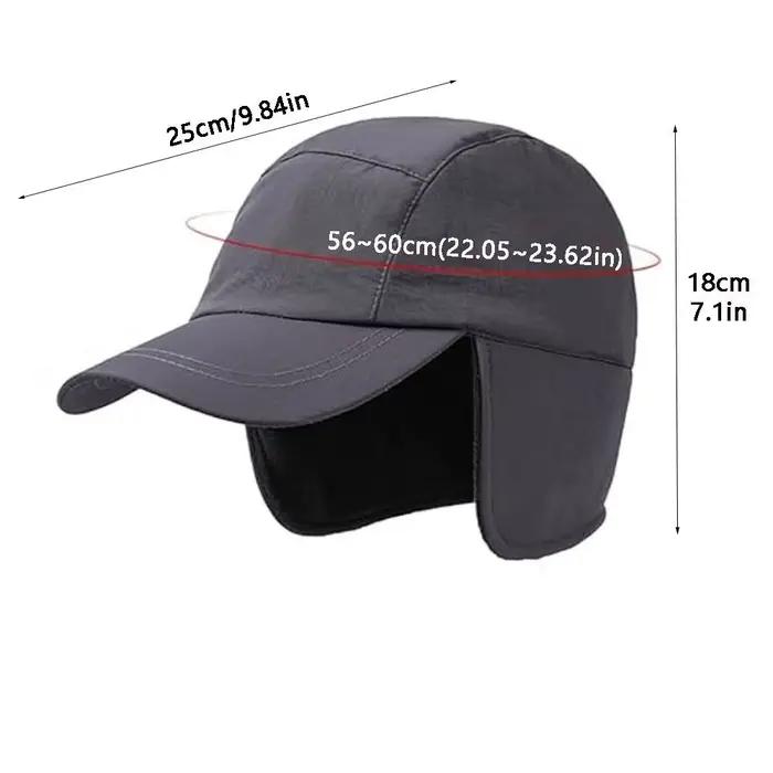 Casquette de baseball d'hiver chaude