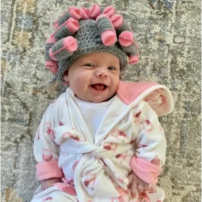 Chapeau en crochet doux pour tout-petits