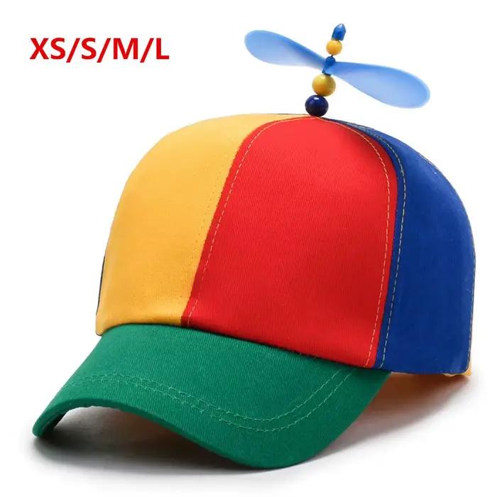 Casquette de baseball arc-en-ciel libellule en bambou, chapeau d'aventure drôle pour adultes enfants garçons filles occasions spéciales