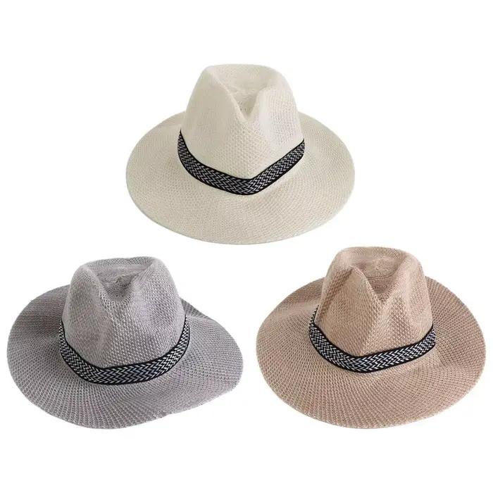 Chapeau de pêcheur Cool papa melon Style bohémien femme voyage Panama