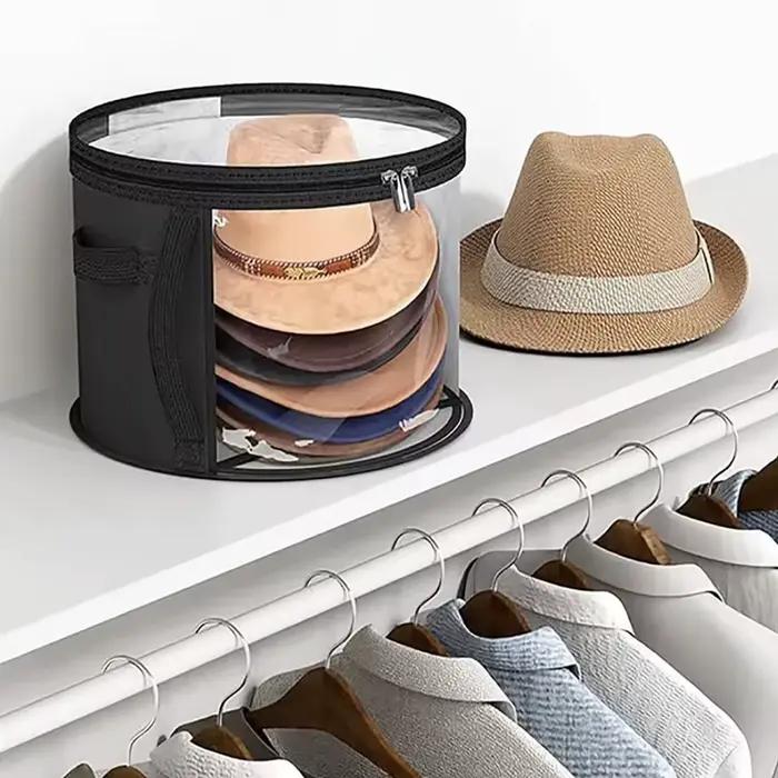 Grande boîte de rangement pliable pour chapeaux