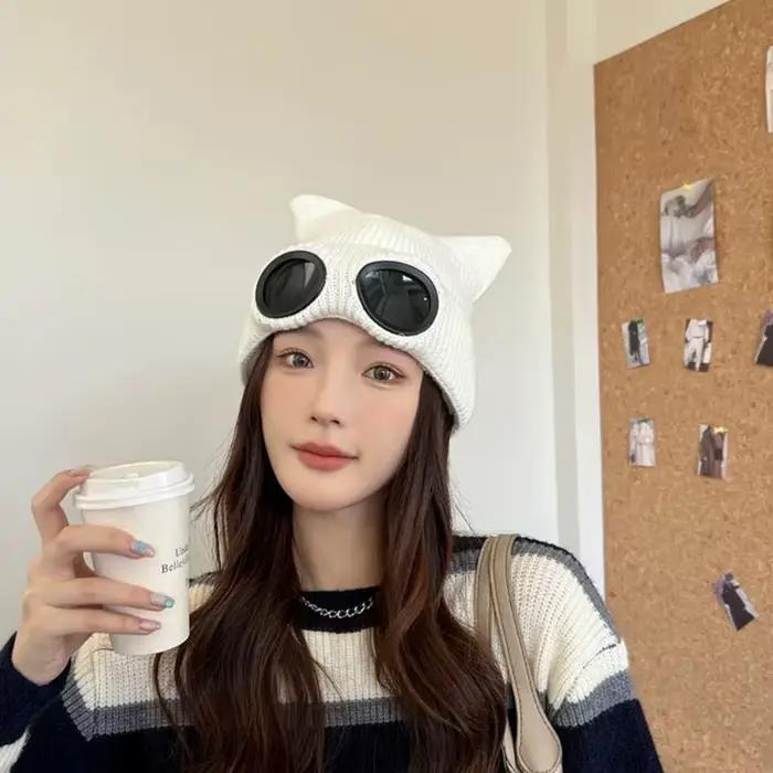 Chapeau gothique à d'oreilles chat