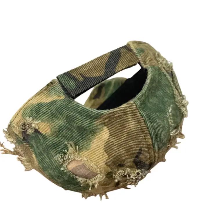 Casquette de baseball unisexe Y2K rétro en coton brodé camouflage style européen et américain
