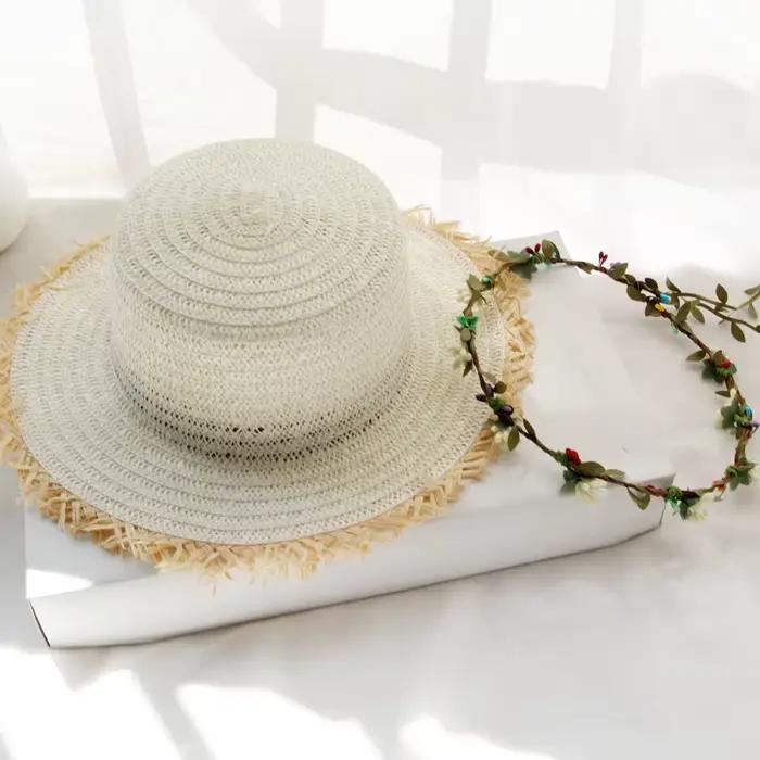 Chapeau de soleil pour femme et enfant