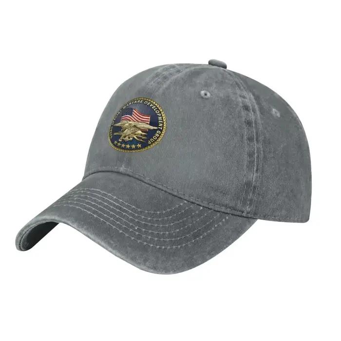 Casquette de baseball Navy Seal Team en polyester pour homme et femme, ajustement réglable, style sportif, protection solaire, idéale pour les activités de plein air et les sorties quotidiennes