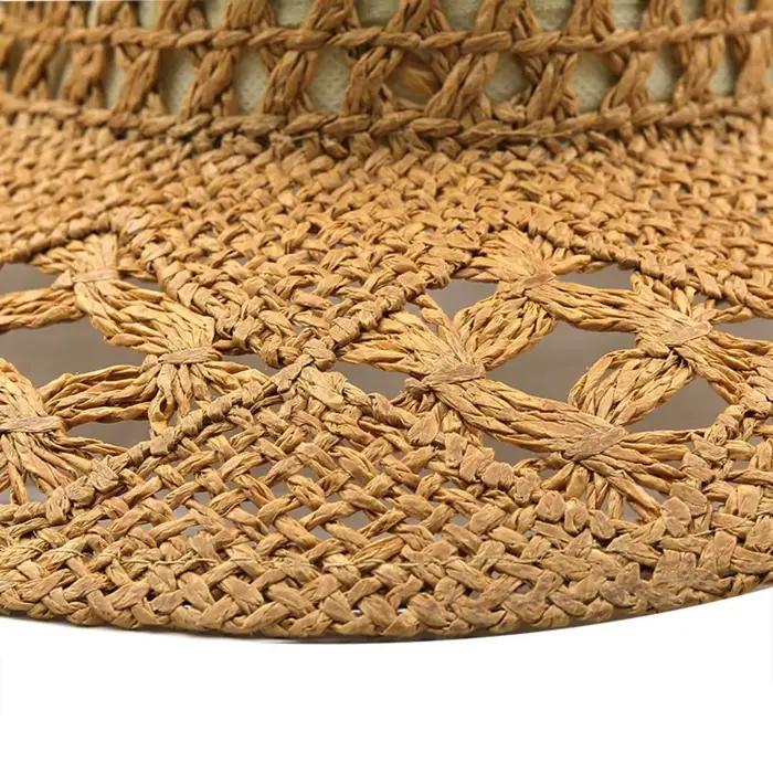 Chapeau de paille vintage à large bord