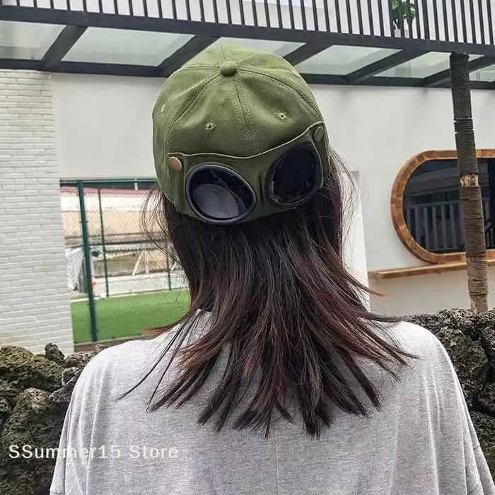 【R】Casquette de baseball tendance pour homme avec verres réfléchissants