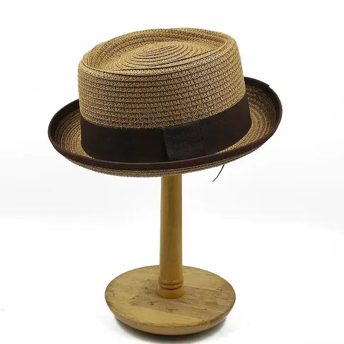 Petit chapeau haut-de-forme bouclé pour hommes et femmes