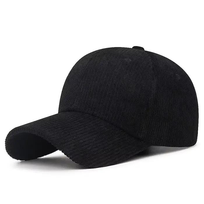 Casquette de baseball en velours côtelé – Snapback réglable