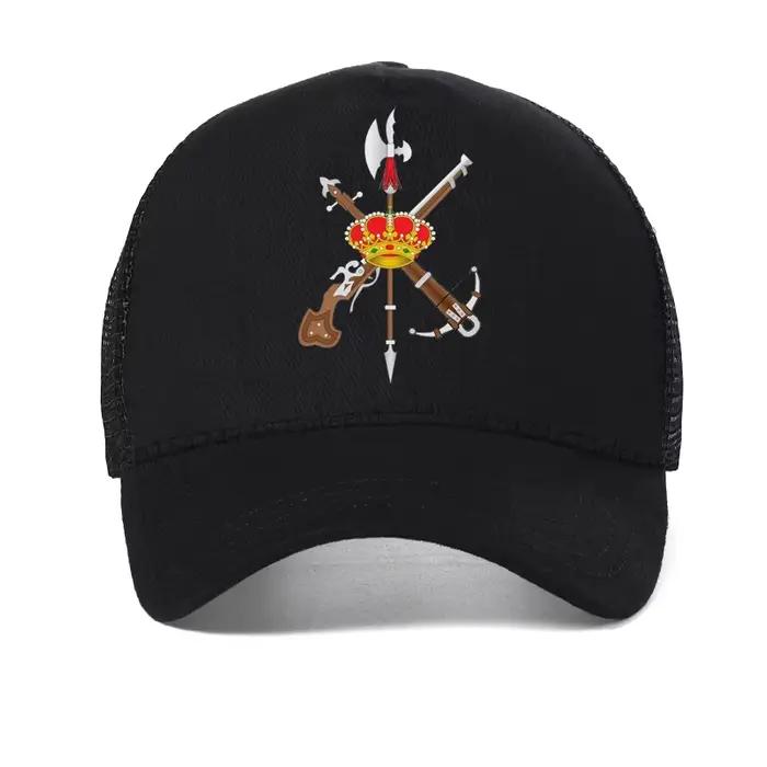 Casquette de baseball moderne avec drapeau espagnol et armoiries de la Légion espagnole