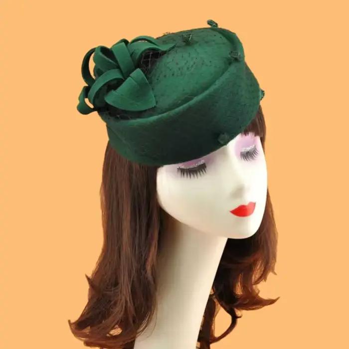 Chapeau haut de forme de style britannique pour femme