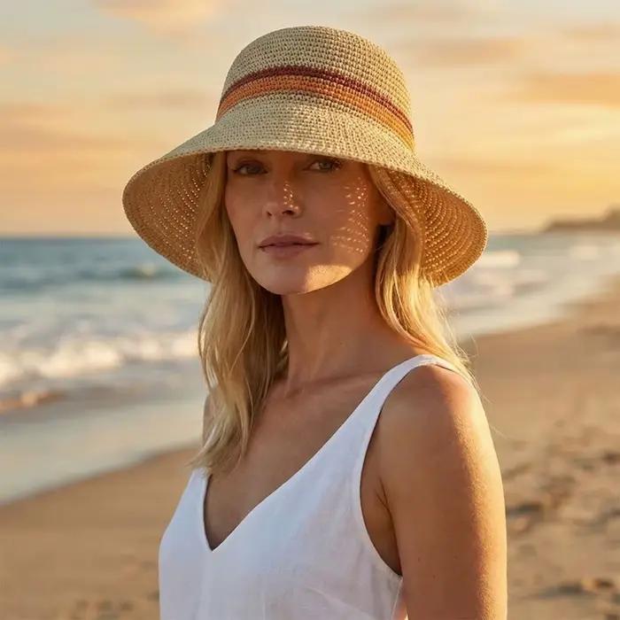 Chapeau Bob Tendance à Bord Plat et Large