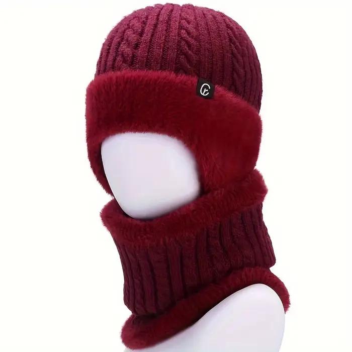 Nouveau Modèle 2026 – Bonnet Tricoté Hiver pour Personnes Âgées – Chapeau Chaud pour Femme et Homme – Protection des Oreilles pour Adultes et Seniors