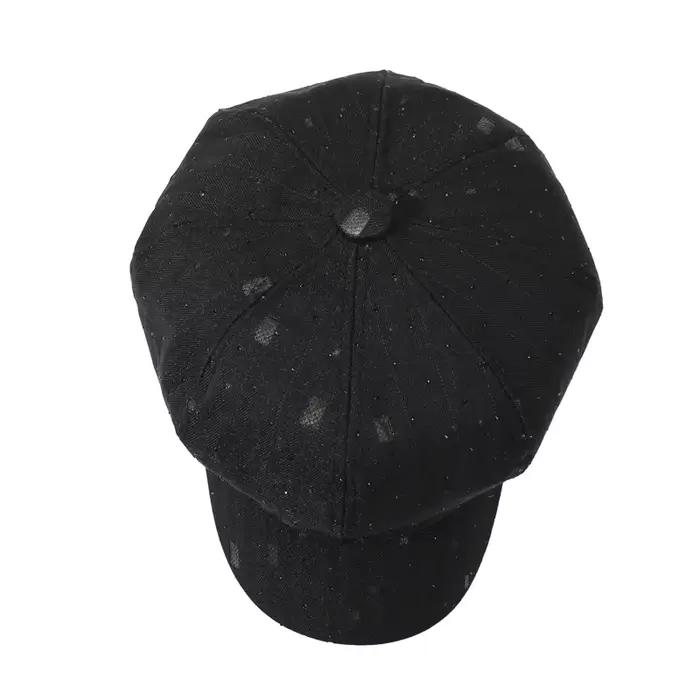 Béret octogonal pour femme pour le printemps et l'automne
