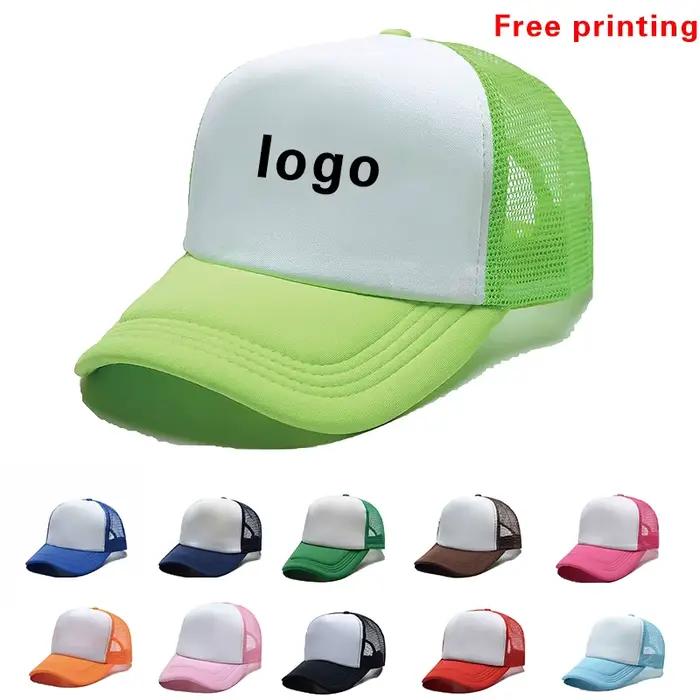 Casquette de Camionneur Réglable et Respirante avec Logo Imprimé Style Sportif pour Hommes et Femmes Occasions Extérieures Personnalisation Grâce à Ses Douze Couleurs Vibrantes