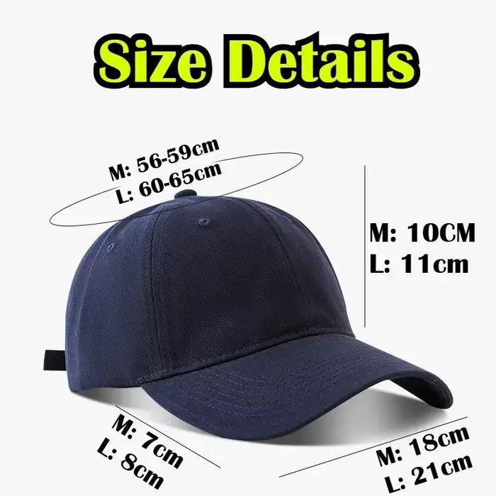 Casquette de Baseball grande taille XXL