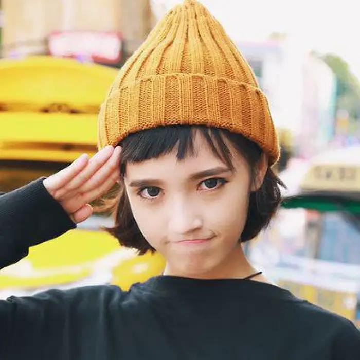 Chapeau d'Hiver en Coton Mélangé pour Homme et Femme