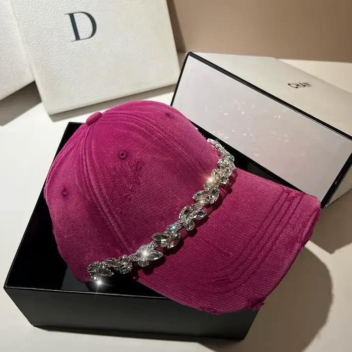 Casquette de Baseball en diamant pour femmes