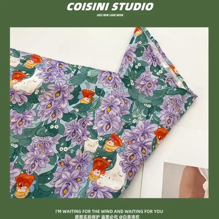 Chapeaux foulard imprimés littéraires rétro français pour femmes