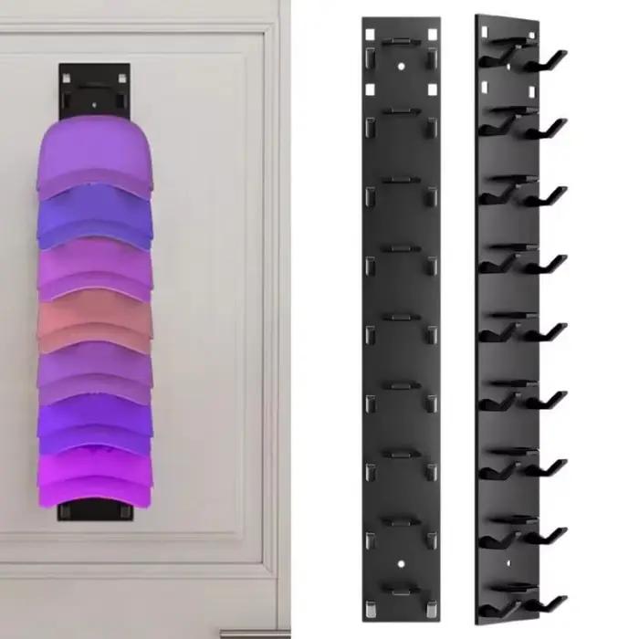 Élégant 9 grilles mur chapeau support gain de place pratique