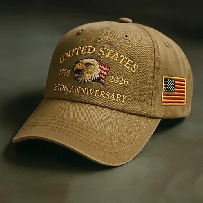 Casquette de baseball brodée d'aigle vintage – Chapeau de soleil d'extérieur élégant et polyvalent avec visière