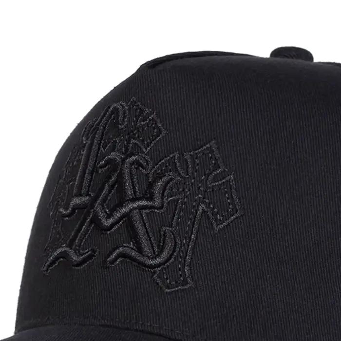 Casquette de Baseball unisexe avec lettres LA brodées croisées