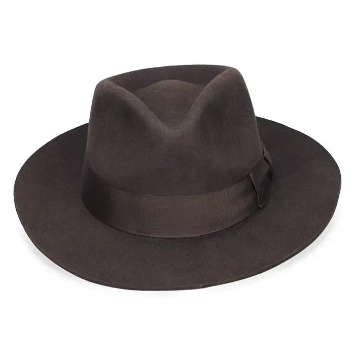 Chapeau britannique en feutre 100% laine pour homme