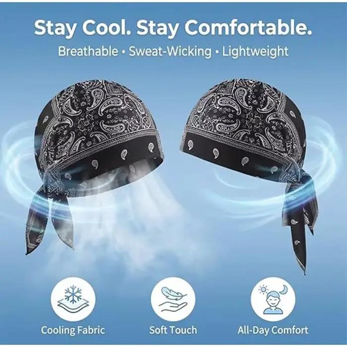 Nouveau bonnet bandana tendance avec imprimé cachemire