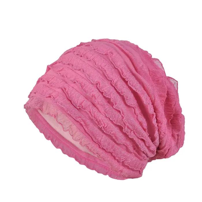 Printemps été et automne mode Slouchy Bonnet chapeau femmes Skullies femme mince