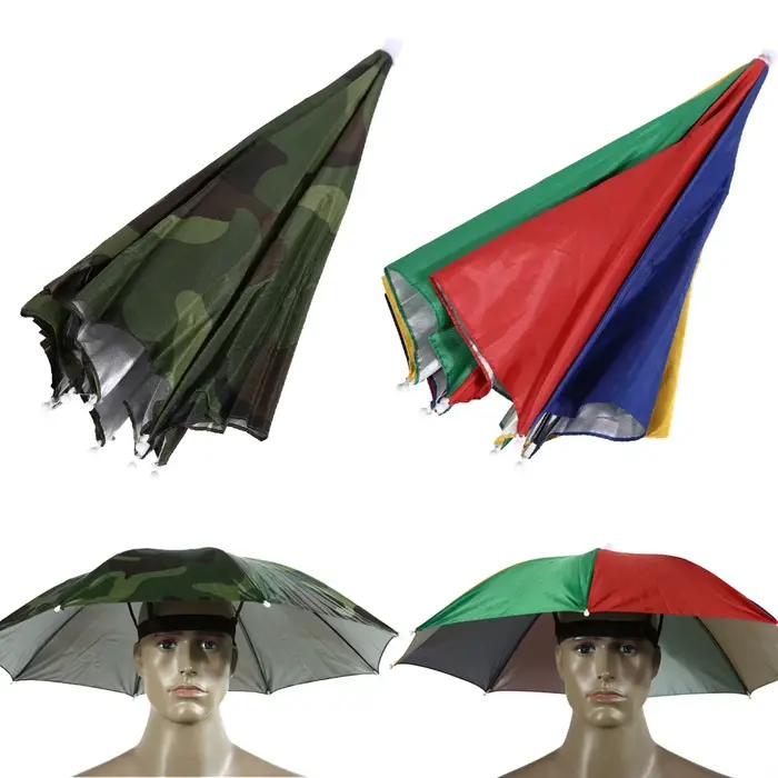 Chapeau parapluie d'extérieur pliable