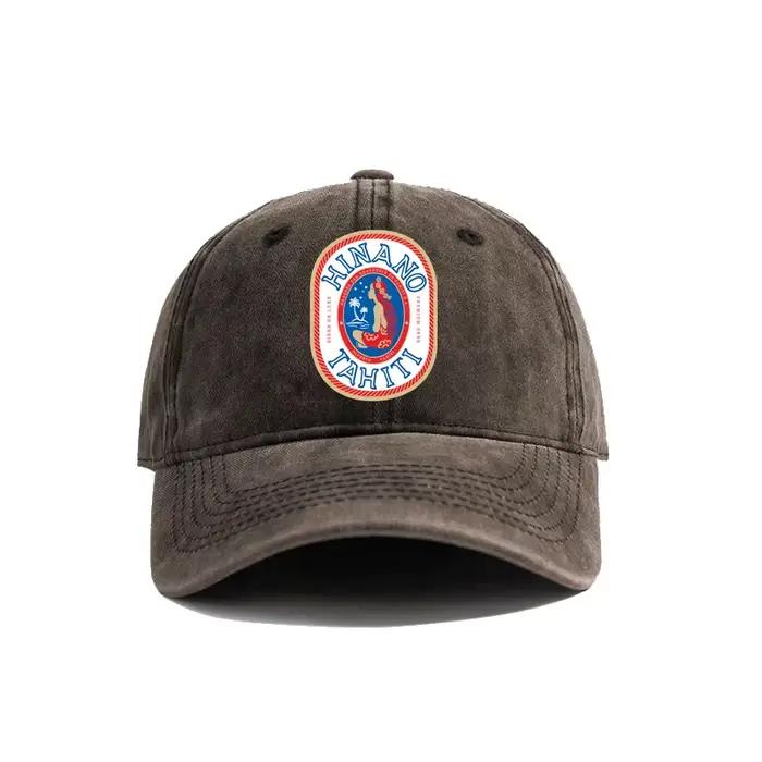 Hinano Tahiti bière casquette de Baseball été en détresse papa chapeaux hommes en plein air réglable coton casquettes