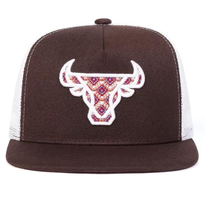 Casquette de baseball unisexe brodée tête de bœuf style hip-hop ajustable protection solaire printemps été décontractée