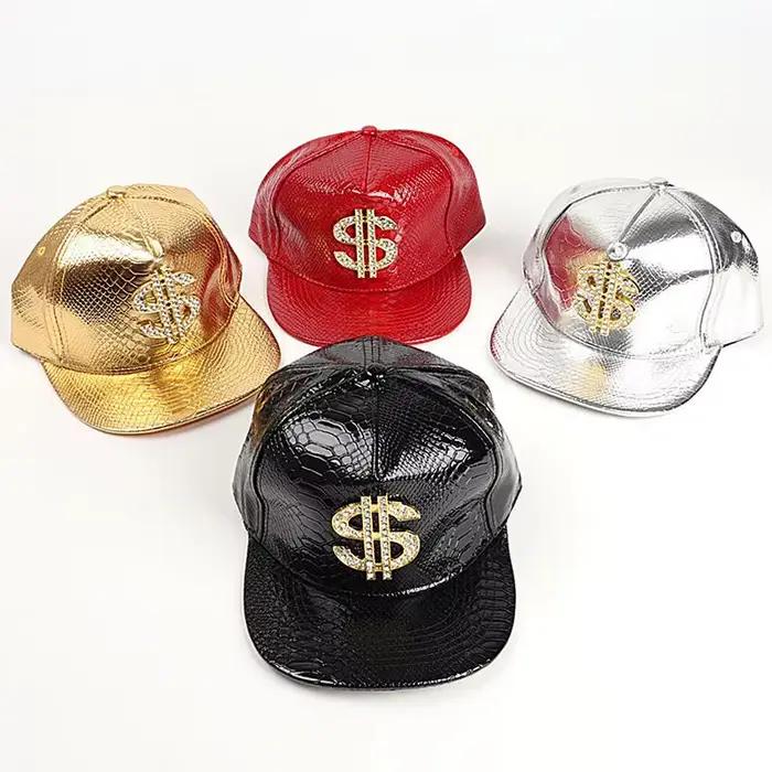Crocodile Hip-hop casquettes or dollar signe mode pause danse rue