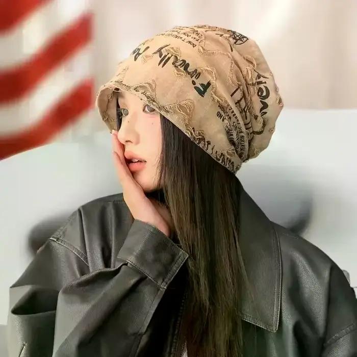 Mode Hip Hop bonnets chapeaux pour hommes femmes automne hiver mince Bonnet Gorras unisexe Streetwear Beanie Style ample