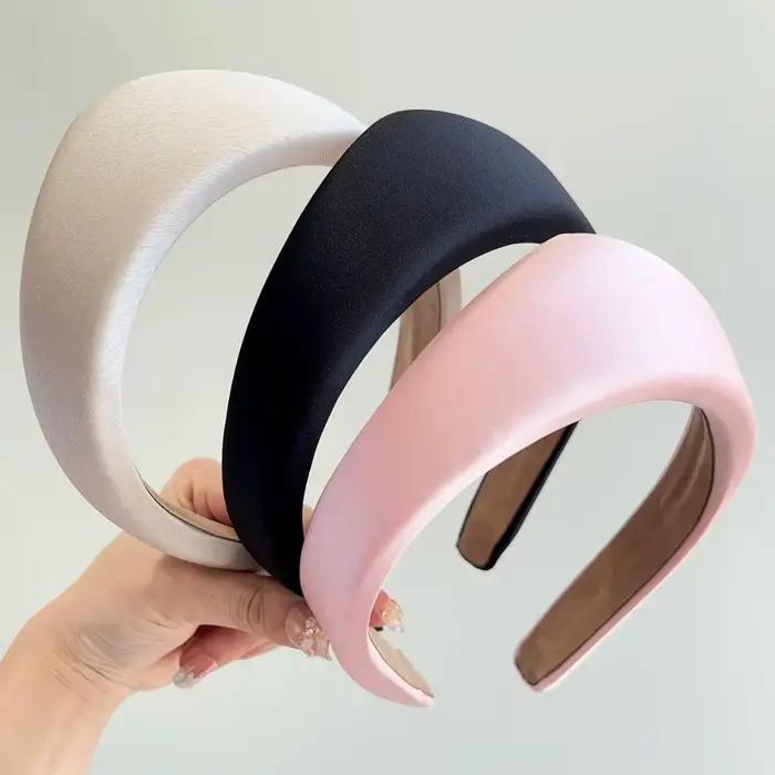 2025 velours femmes bandeau anti-dérapant large bord Triangle
