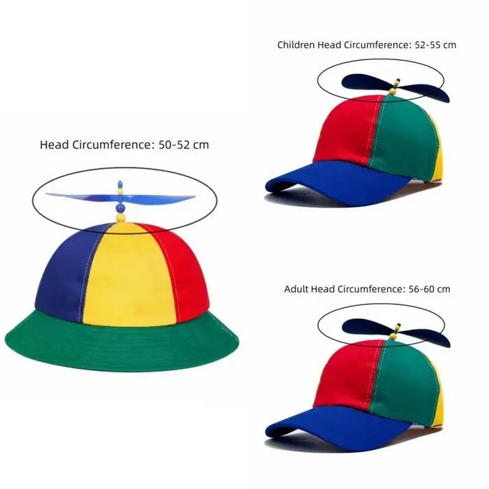 Casquette de baseball à hélice détachable en coton