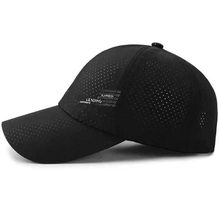 Casquette de baseball en polyester imperméable et respirante avec protection solaire pour hommes et femmes occasions sportives et loisirs en plein air