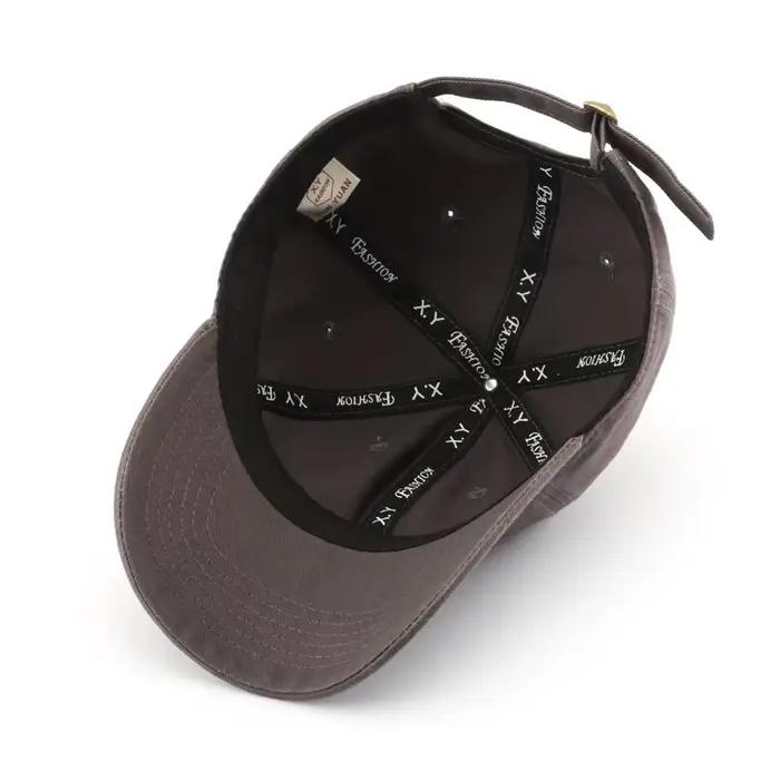 Casquette de baseball beige FS pour hommes