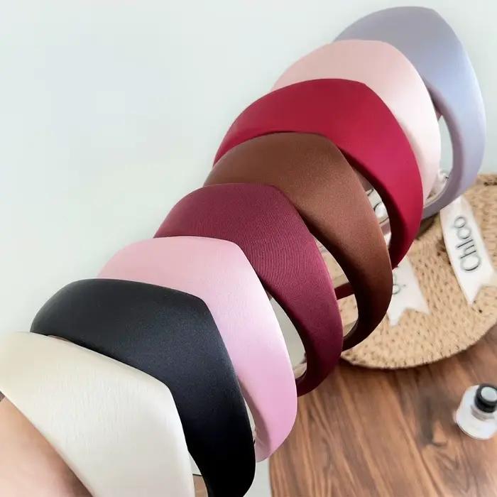 2025 velours femmes bandeau anti-dérapant large bord Triangle