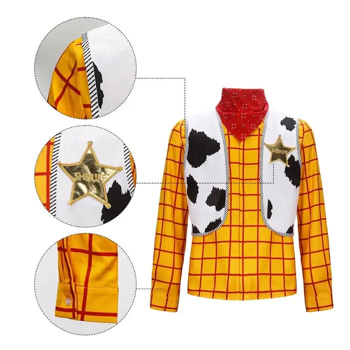 Costume de Cowboy Woody jouet adulte Halloween fête histoire carnaval Cosplay tenues avec chapeau cadeau de noël Takerlama