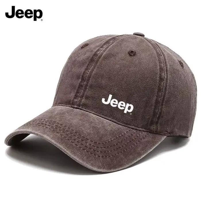Casquette de baseball en tissu rétro lavé pour hommes et femmes