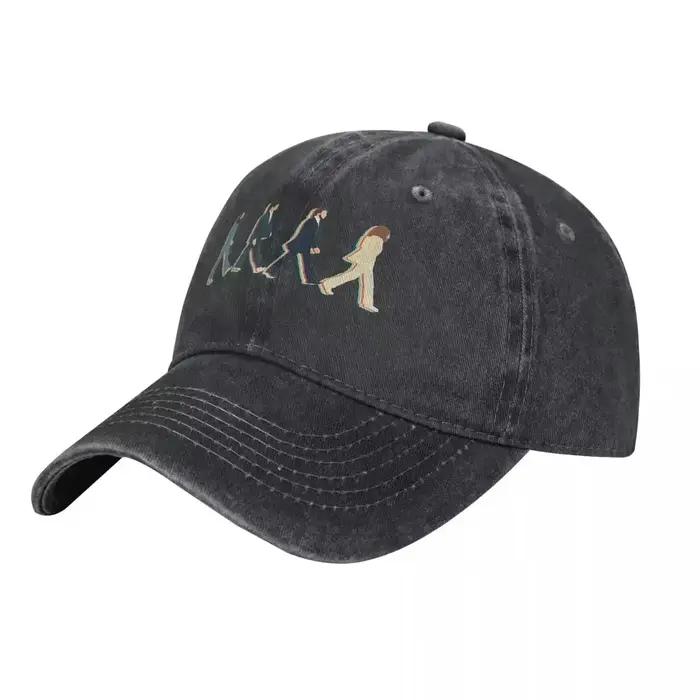Casquette de baseball unisexe The Beatle en jean vieilli