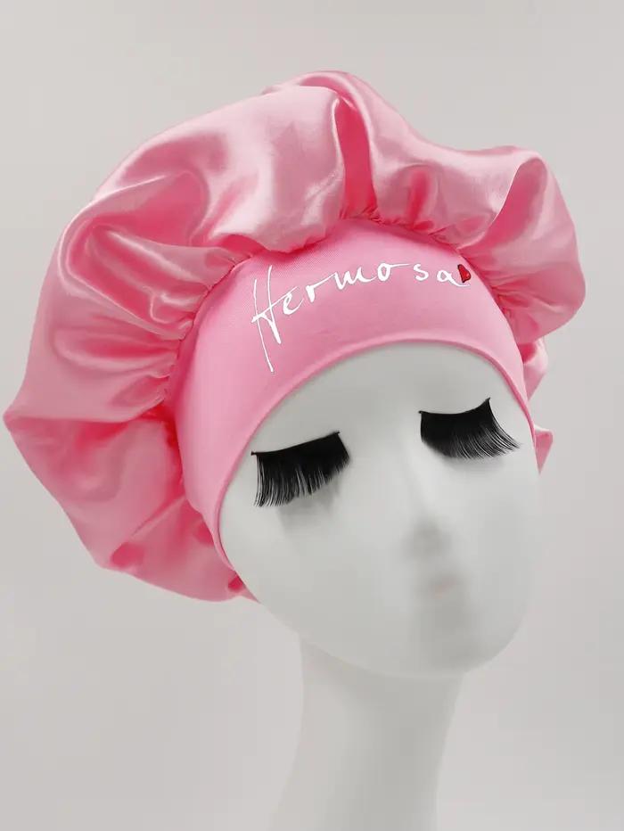 Bonnet de nuit en soie personnalisable nom imprimable casquette de baseball sportif pour femmes occasions spéciales nocturnes dormir confortablement