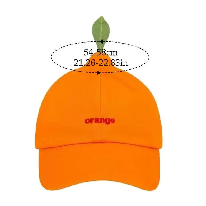 Casquettes de baseball orange tendance pour l'été