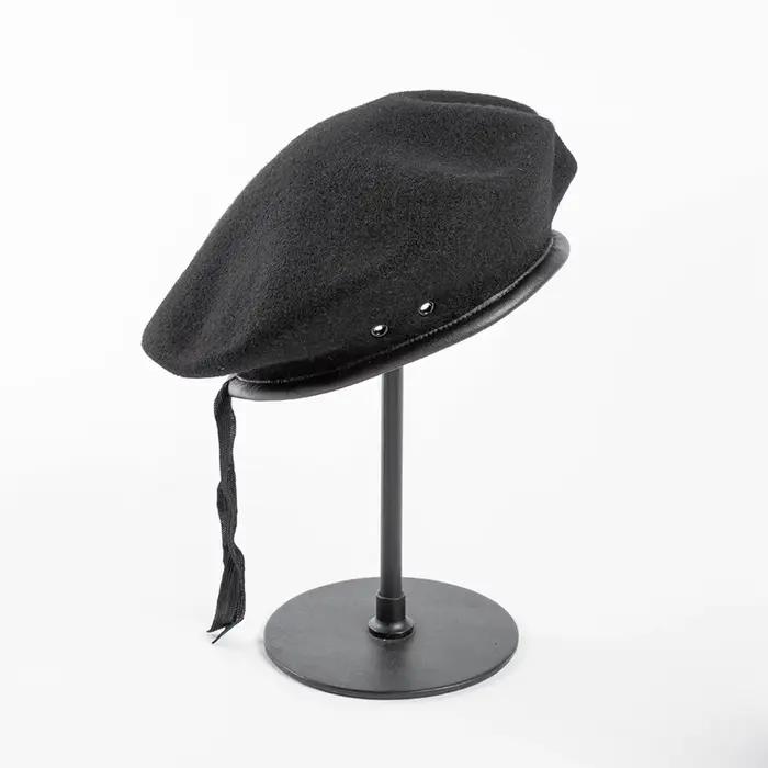 Béret de soldats en laine unisexe multifonctionnel, casquette de protection militaire avec œillet ventilé et réglage de taille pour quatre saisons