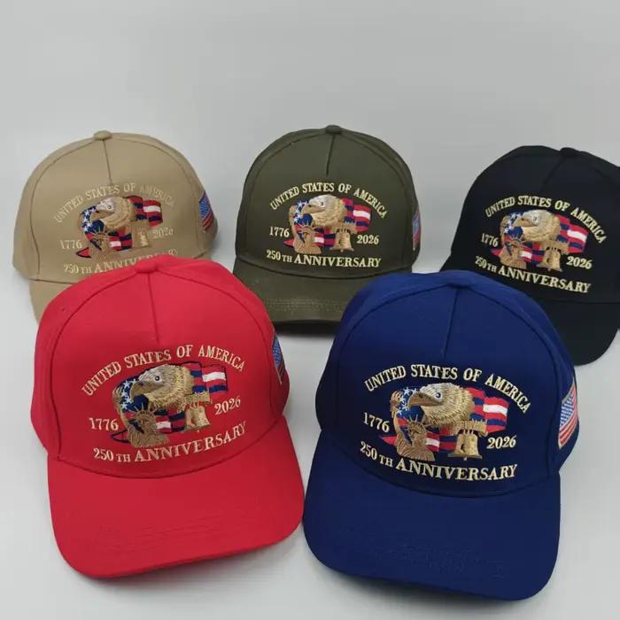 Casquette de jalon du 250e anniversaire des États-Unis! Aigle