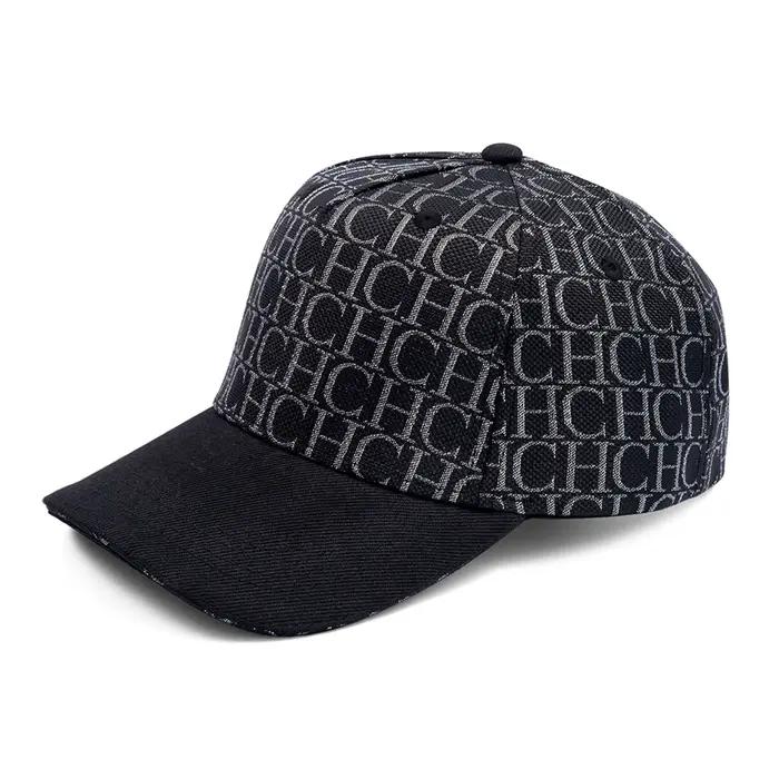 Casquette de baseball structurée unisexe avec monogramme CH