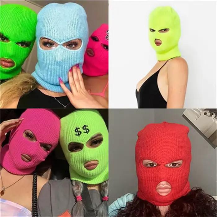Masque Facial Complet avec Chapeau de Pullover pour Homme et Femme